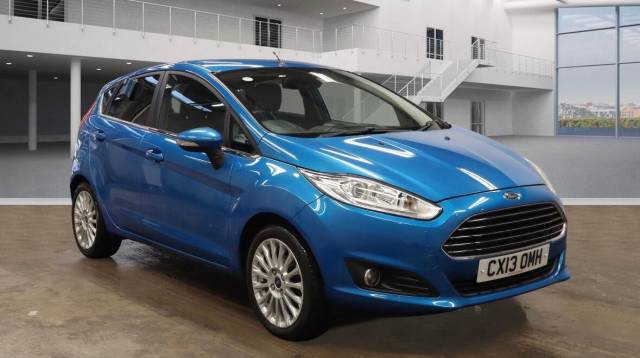 Ford Fiesta 1.0T EcoBoost Titanium Euro 5 (s/s) 5dr Hatchback Petrol Blue