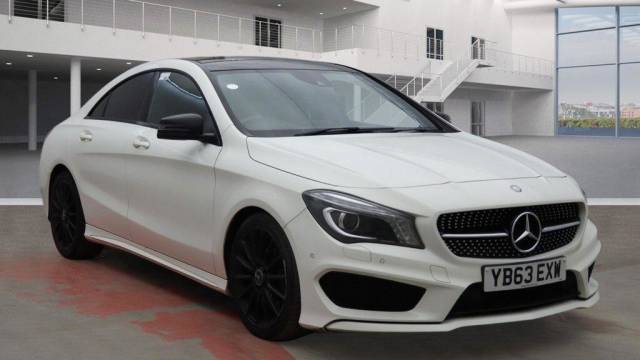 Mercedes-Benz CLA 2.1 CLA220 CDI AMG Sport Coupe 7G-DCT Euro 6 (s/s) 4dr Saloon Diesel White