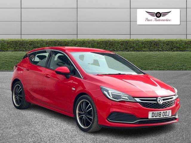 Vauxhall Astra 1.4i Turbo SRi VX Line Euro 6 5dr Hatchback Petrol Red